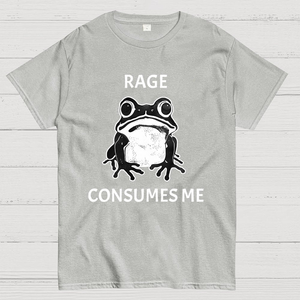 Rage Consumes Me Frog Geek T-Shirt