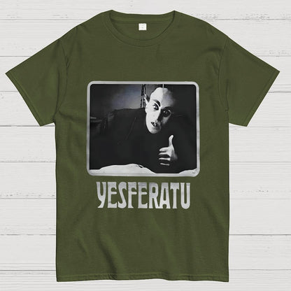 Yesferatu Funny Horror Retro Unisex Geek T-Shirt