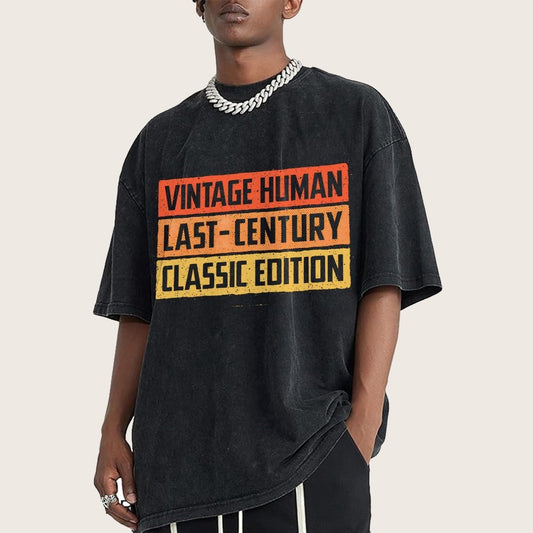Vintage Human Vintage Distressed T-shirt