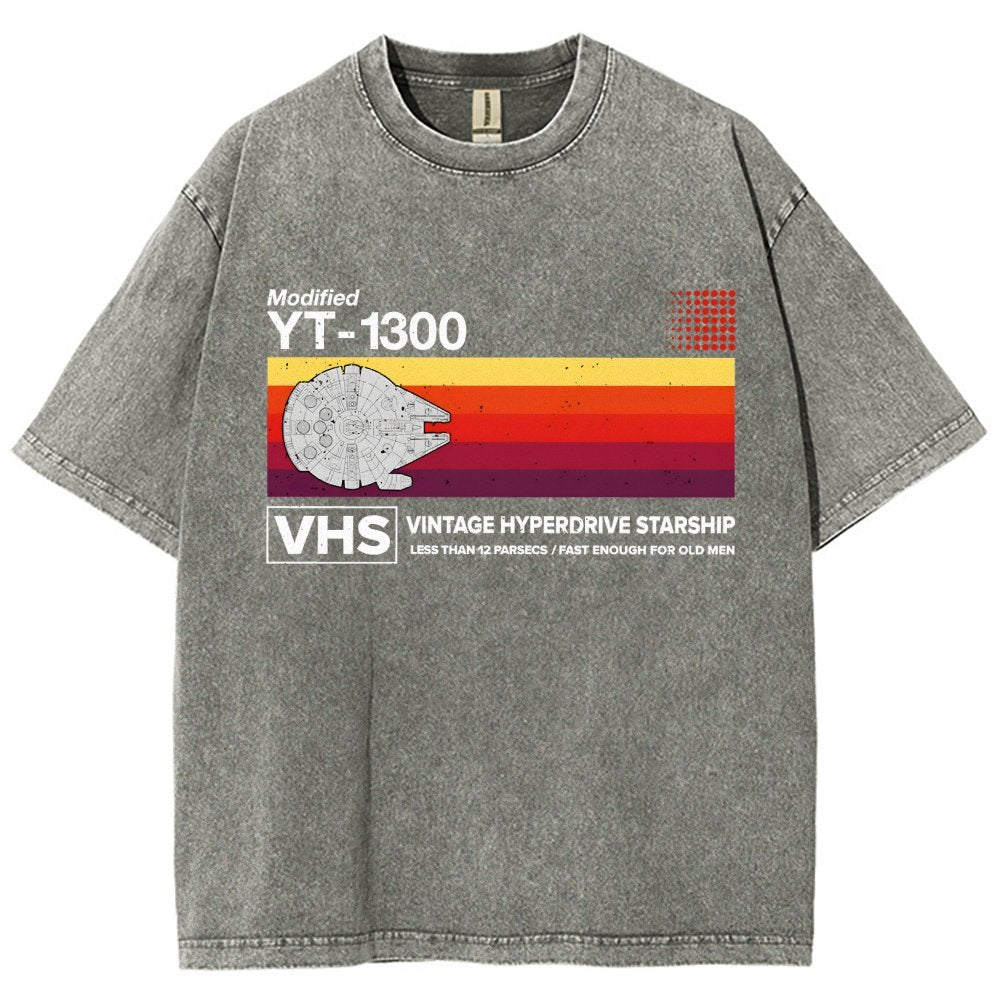 Vintage Hyperdrive Starship Vintage Distressed T-shirt
