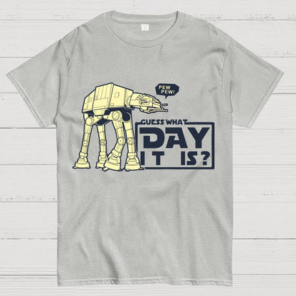 Pew Pew! Guess What Day It Is？Geek T-Shirt