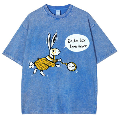 Better Late Than Never Vintage Distressed T-shirt