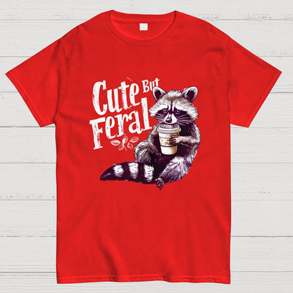 Cute But Feral Funny Geek T-Shirt