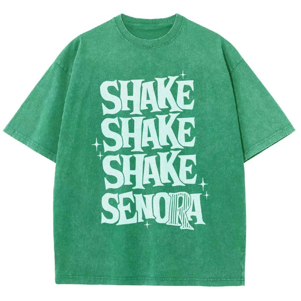 Shake Shake Shake Senora Halloween Vintage Distressed T-shirt