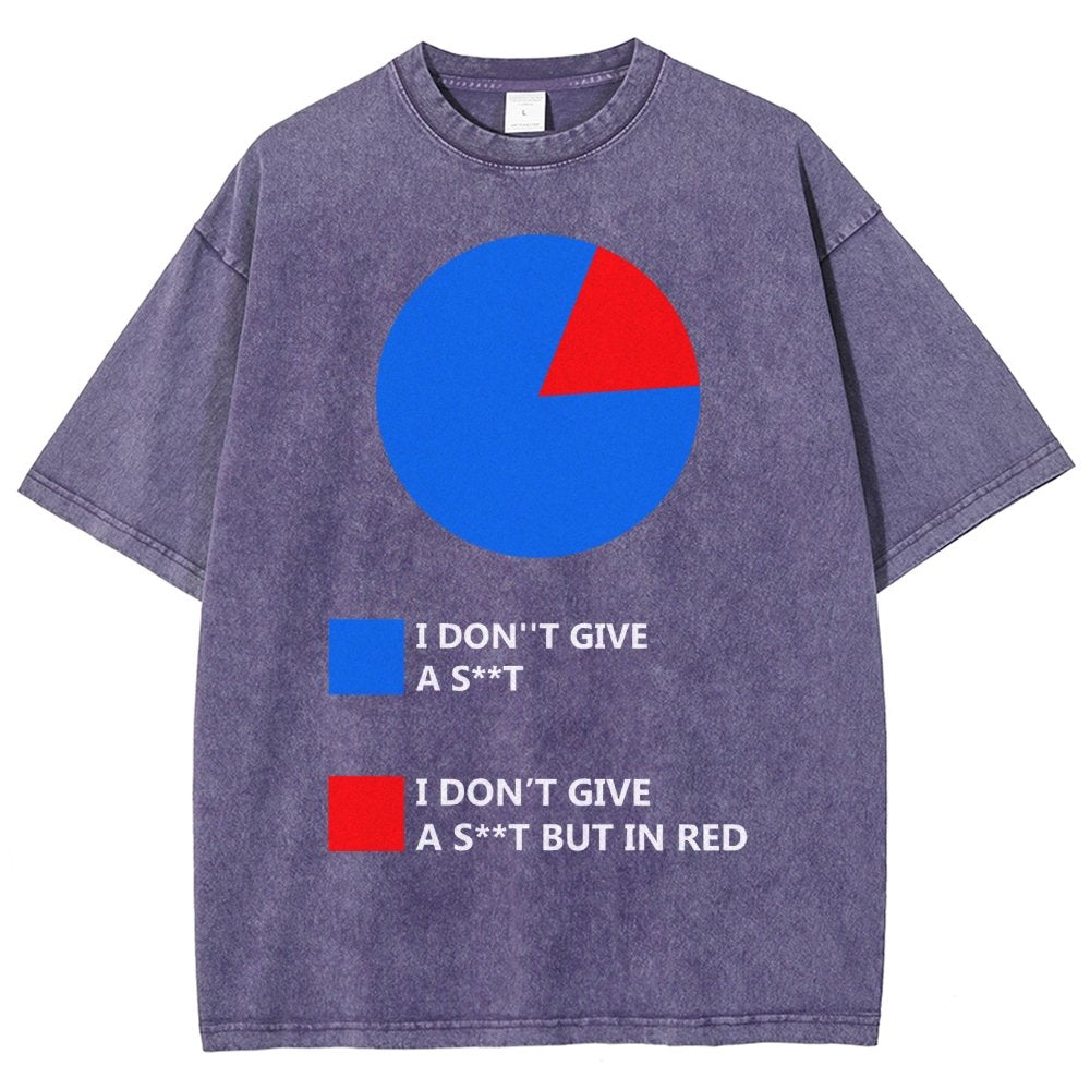 I Don't Give A S**t Vintage Distressed T-shirt