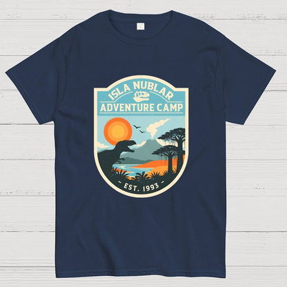 Dinosaur Island Adventure Camp Geek T-Shirt