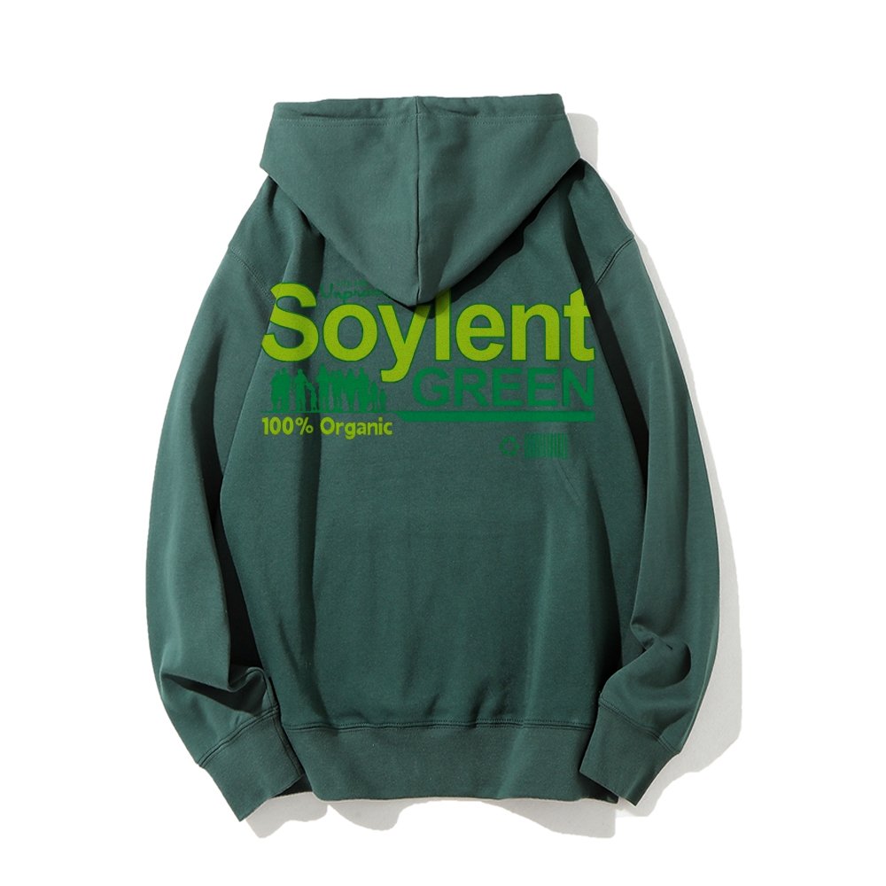 Soylent Green Printed Back Cotton Hoodie