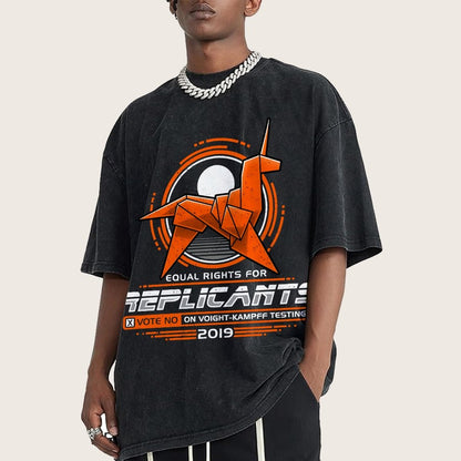 Equal Rights for Artificial Beings Vintage Distressed T-shirt