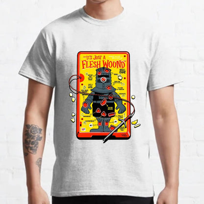 Flesh Wound Skill Game Nerdy T-Shirt