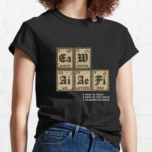 Periodic Table Vintage Nerdy T-Shirt