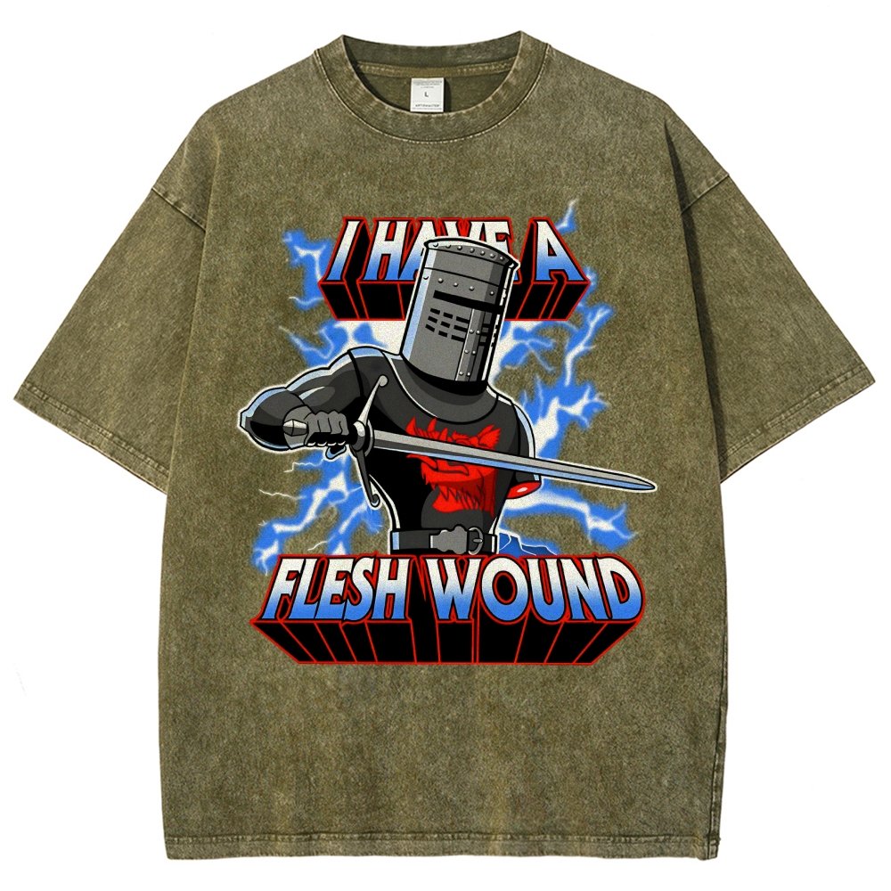 I Have A Flesh Wound Vintage Distressed T-shirt