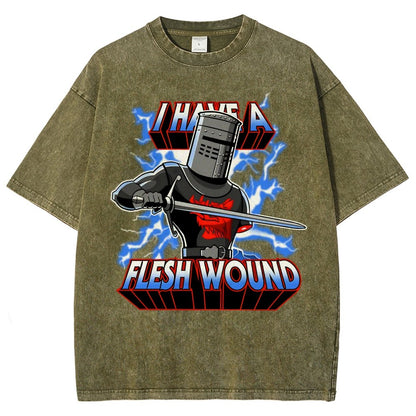 I Have A Flesh Wound Vintage Distressed T-shirt