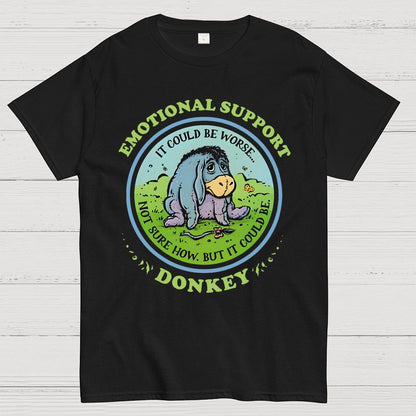 Emotional Support Donkey Geek T-Shirt