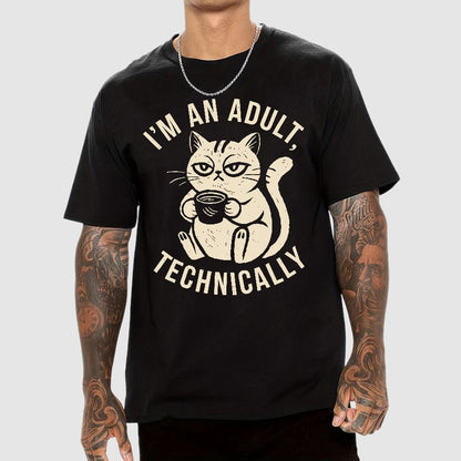 I'm An Adult Technically Geek T-Shirt