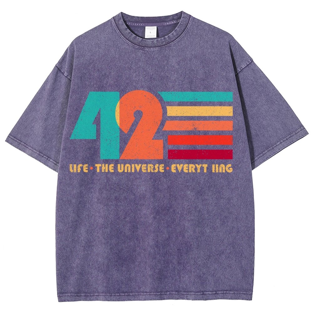 The Answer Is 42 Vintage Distressed T-shirt
