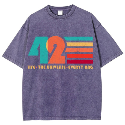 The Answer Is 42 Vintage Distressed T-shirt