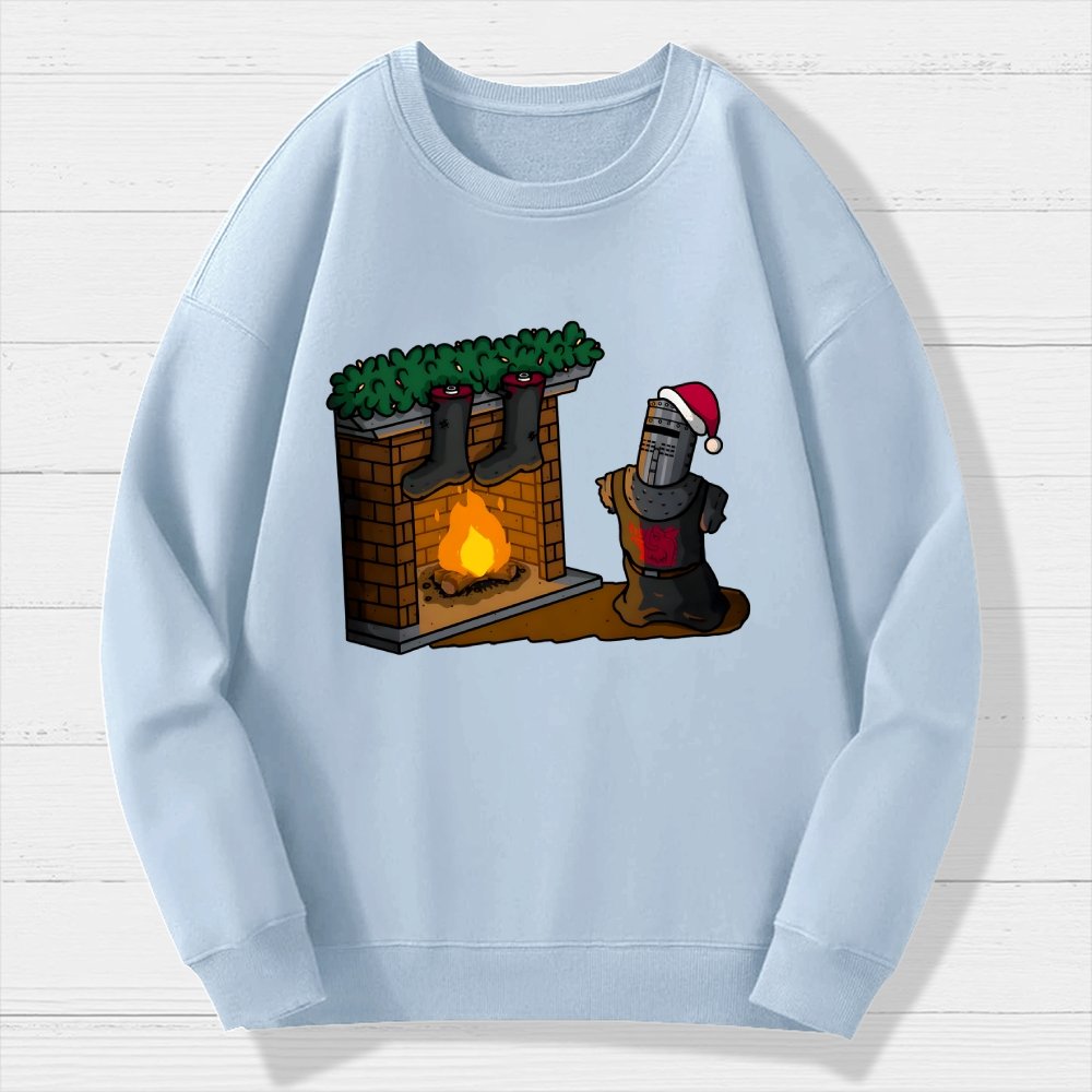 Black Knight Christmas Geek Cotton Sweatshirt