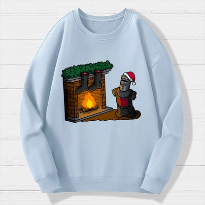 Black Knight Christmas Geek Cotton Sweatshirt