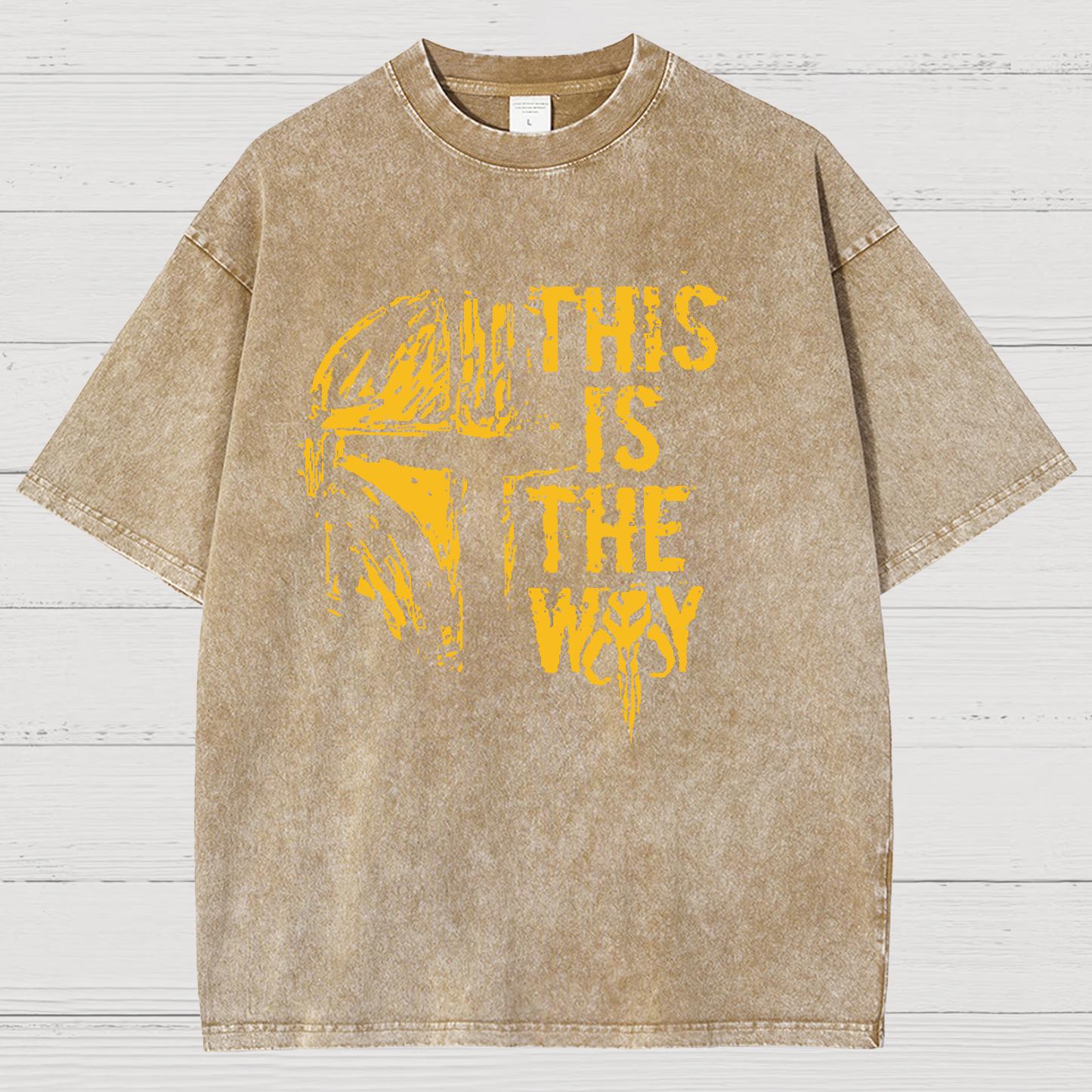 This Is The Path Vintage Distressed T-shirt