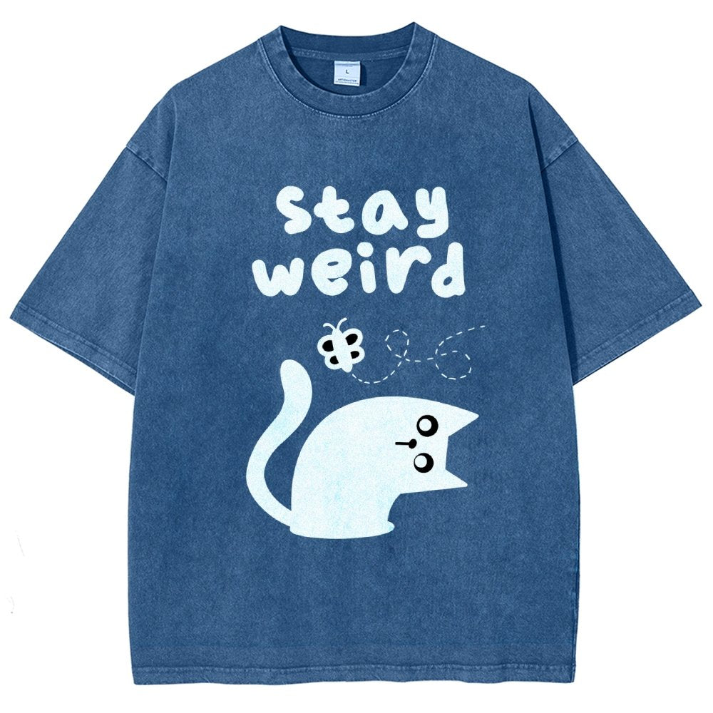 Weird Forever Vintage Distressed T-shirt