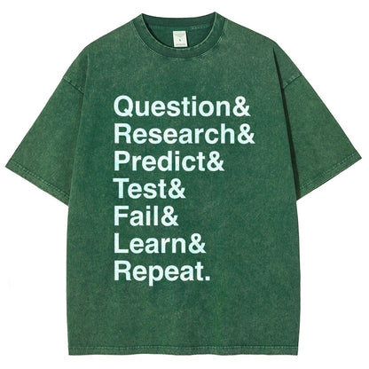 Scientific Method Vintage Distressed T-shirt