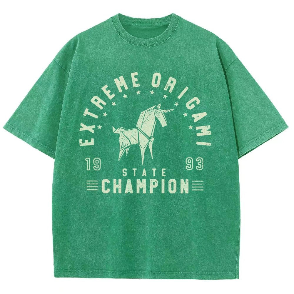 Extreme Origami Champ Vintage Distressed T-shirt