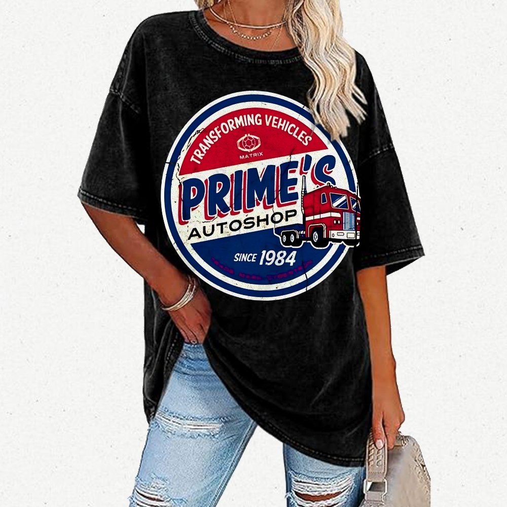 Auto Repair Shop Vintage Distressed T-shirt