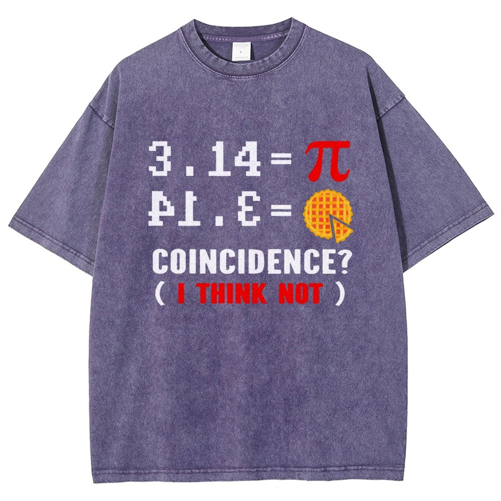 3.14 = pi coincidence (i think not) Vintage Distressed T-shirt