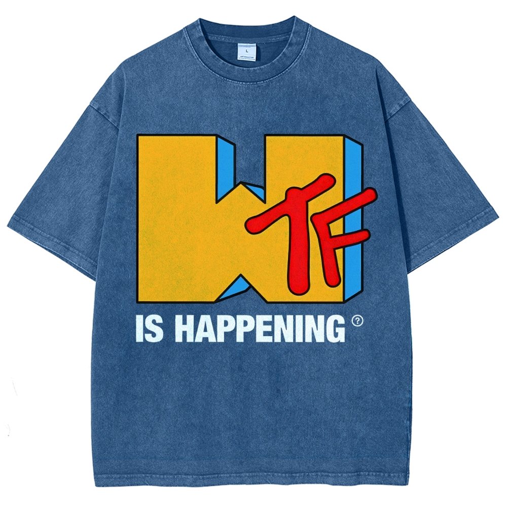 Is Happening Vintage Distressed T-shirt