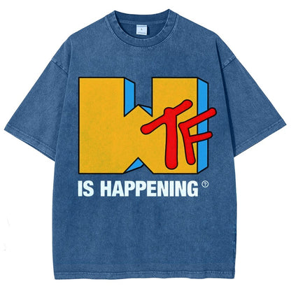 Is Happening Vintage Distressed T-shirt