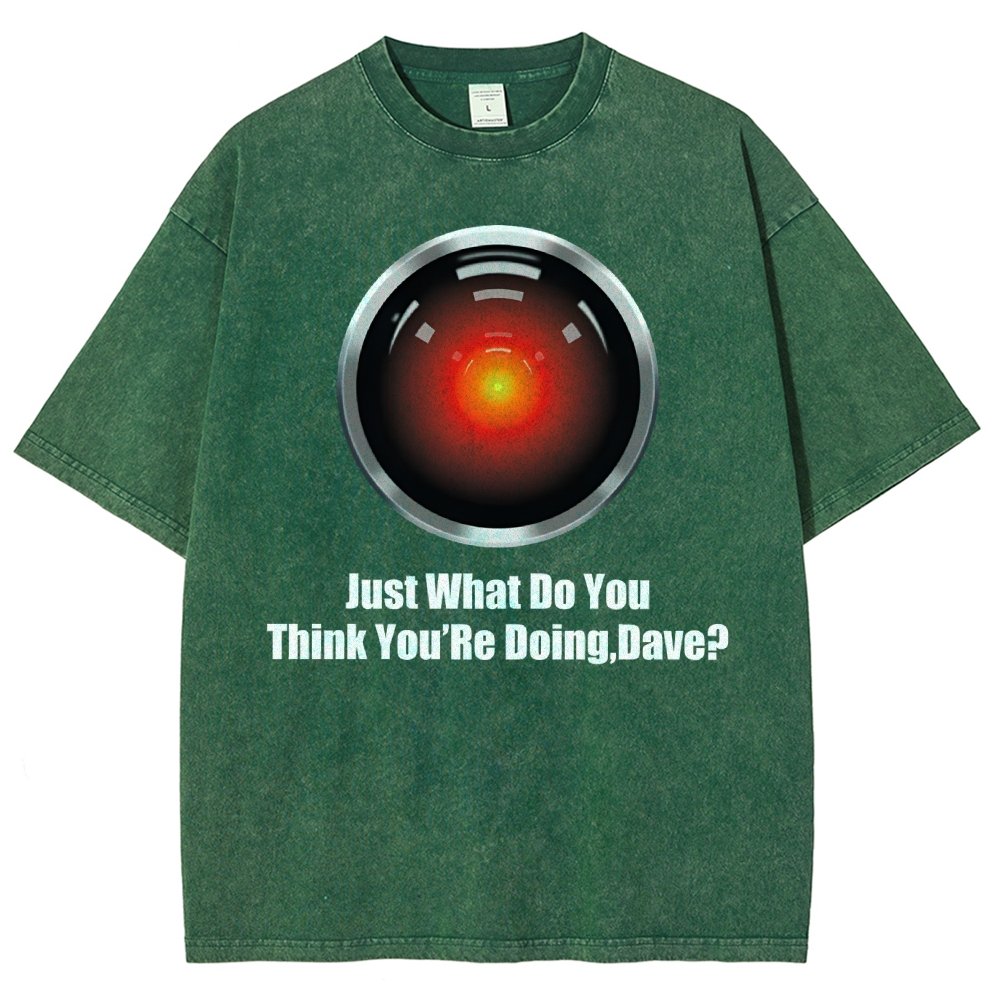 What Do You Think You’Re Doing,Dave? Vintage Distressed T-shirt