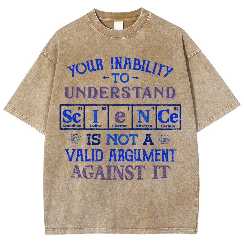 Understanding Science Vintage Distressed T-shirt