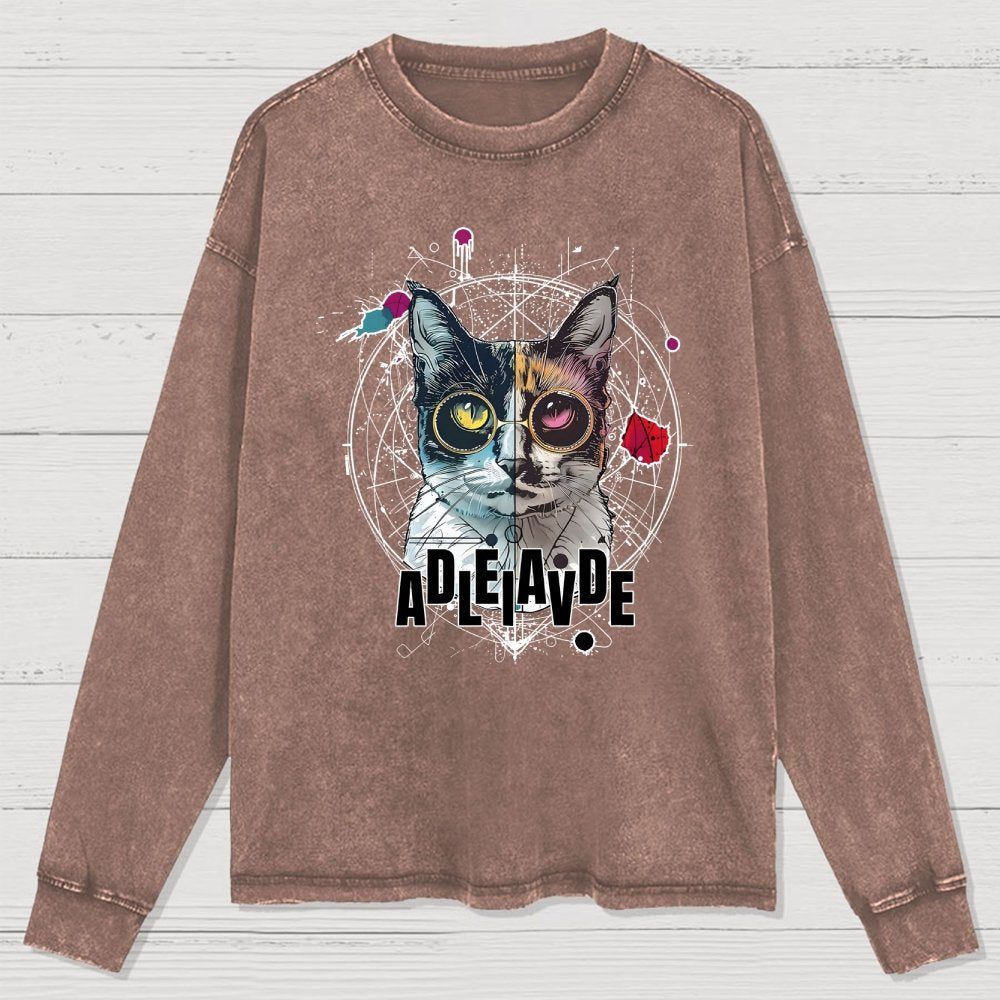 Schrödinger's Cat Washed Long Sleeve Tee
