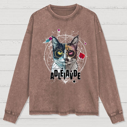 Schrödinger's Cat Washed Long Sleeve Tee