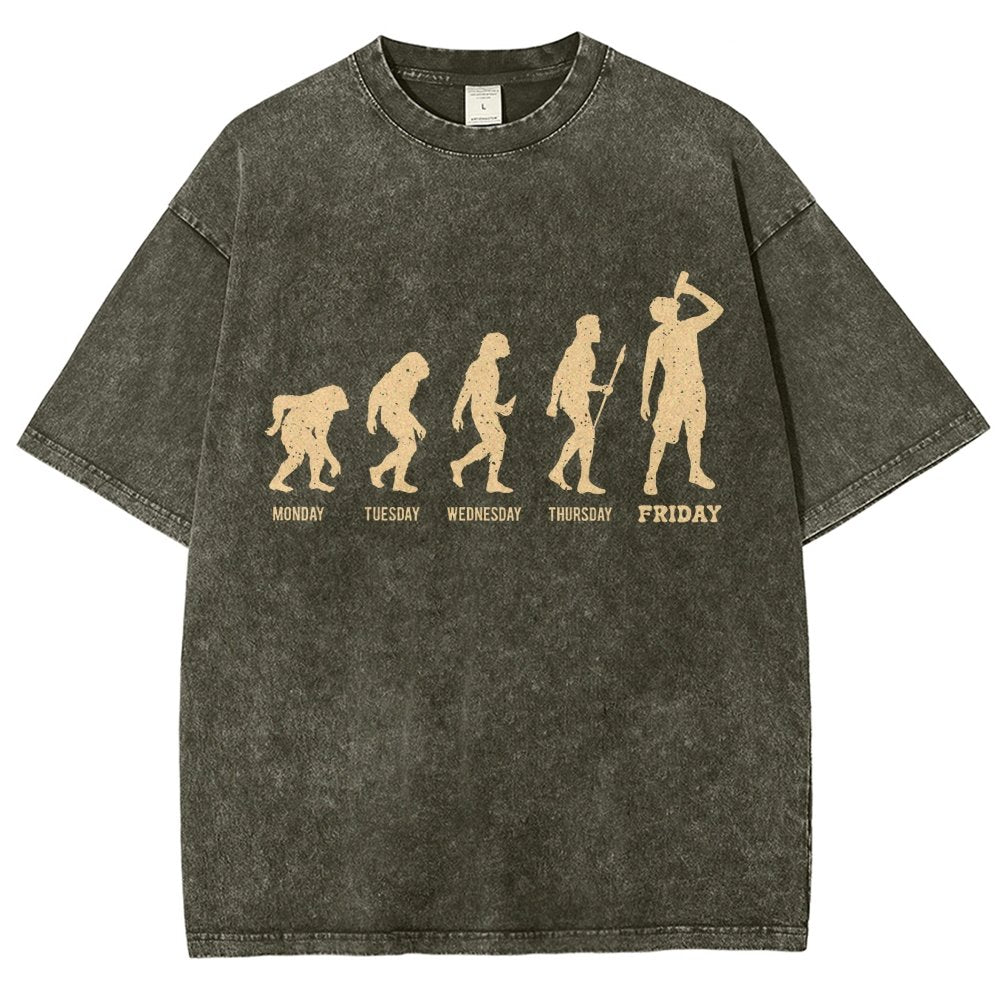 Weekvolution Vintage Distressed T-shirt