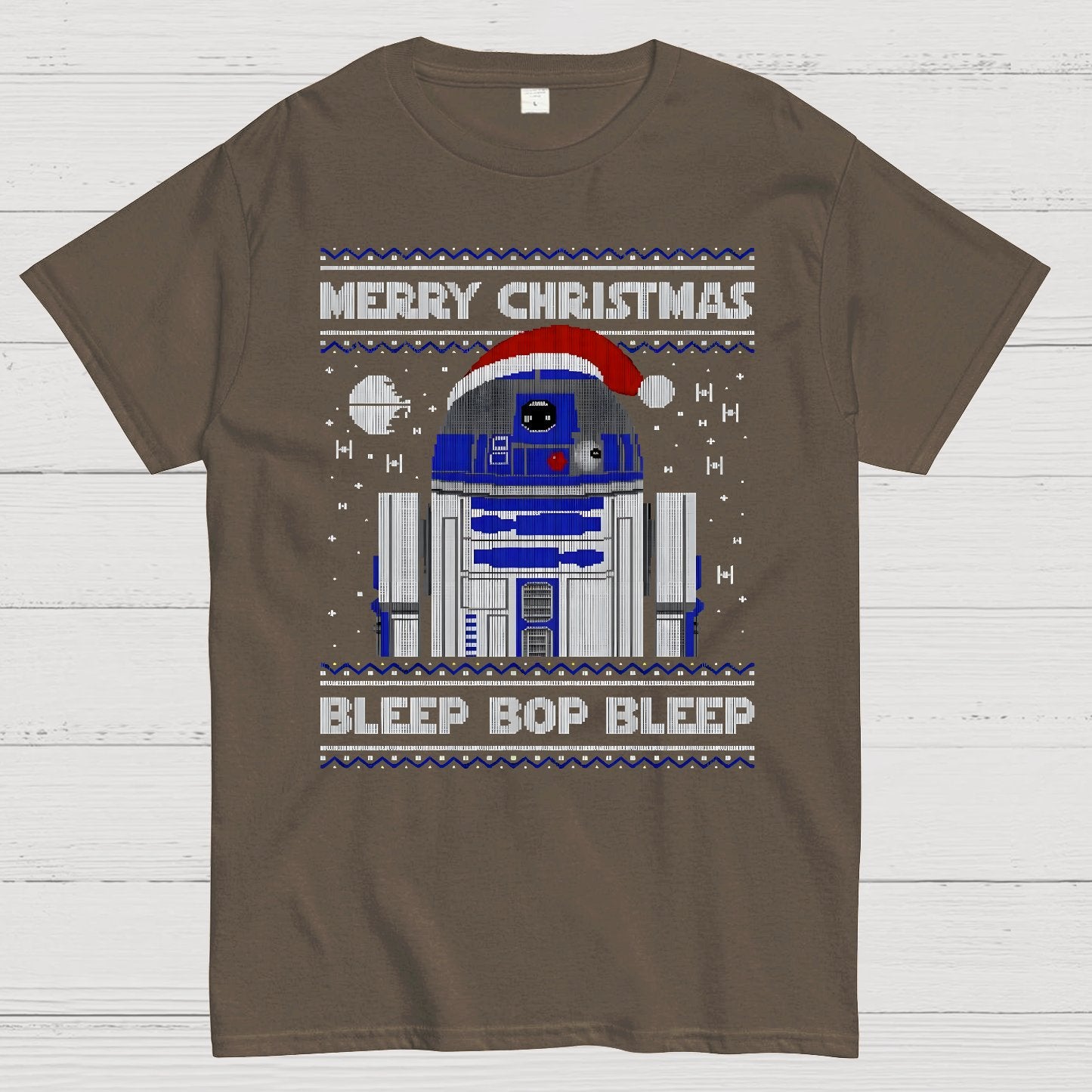 Bleep Bop Bleep Xmas Geek T-Shirt