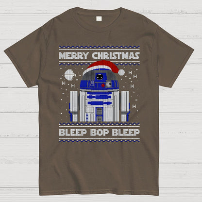 Bleep Bop Bleep Xmas Geek T-Shirt