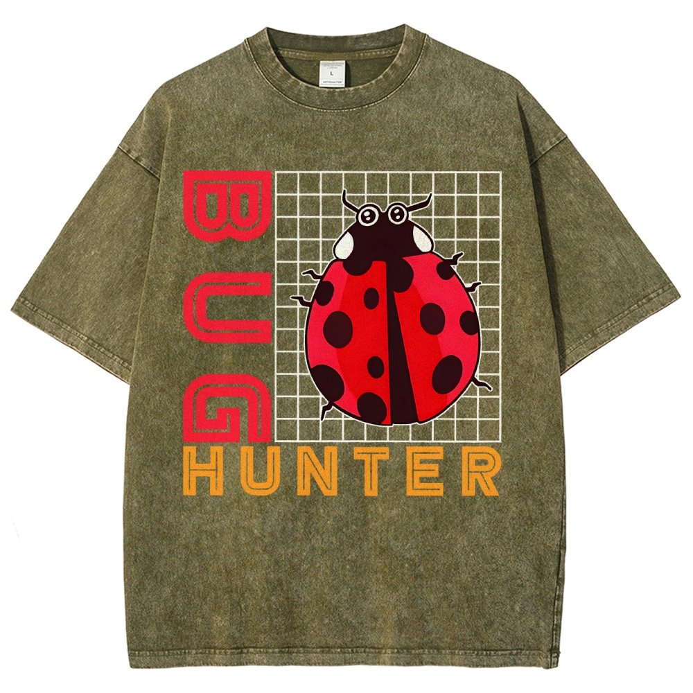 Bug Hunter Vintage Distressed T-shirt