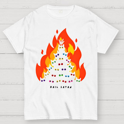 Hail Satan Geek T-Shirt
