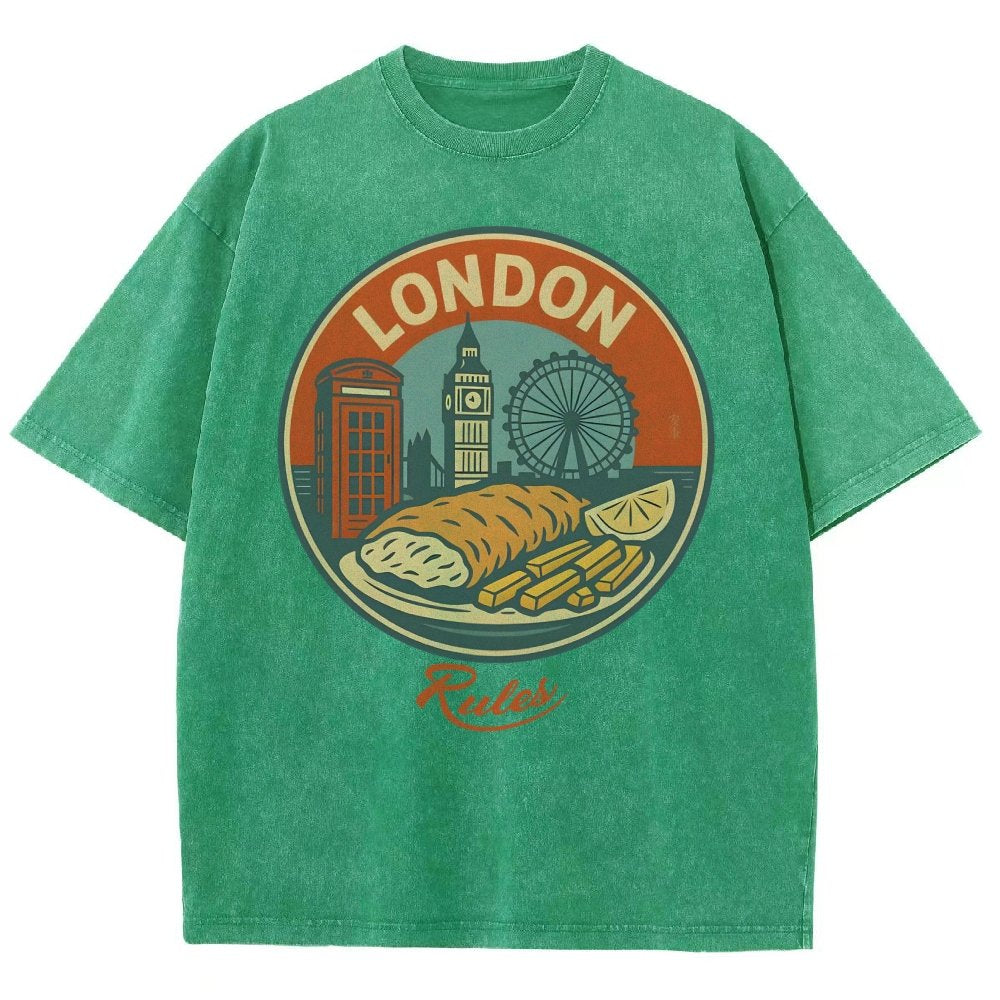 Rules.Century-Old Restaurant Vintage Distressed T-shirt
