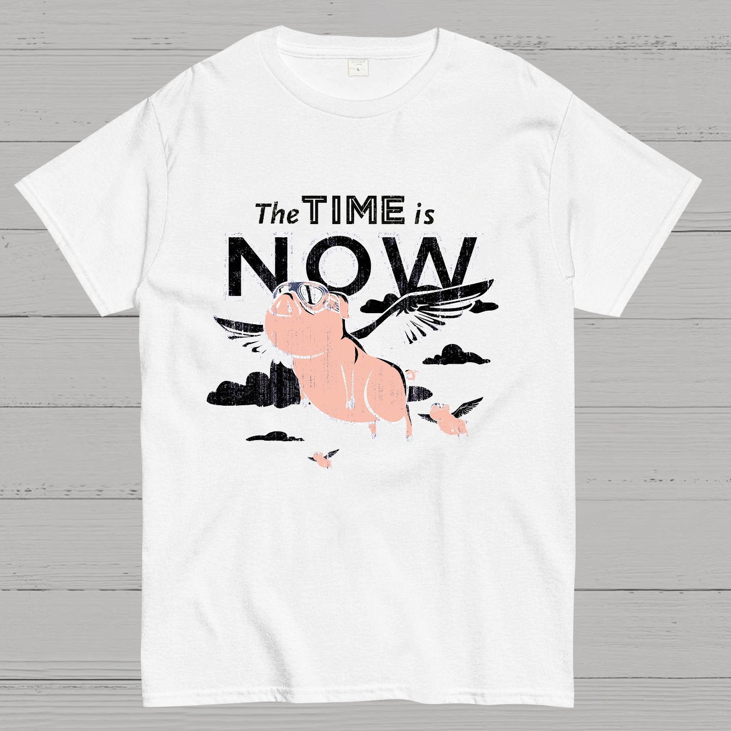 The Time Is Now Geeky T-Shirt