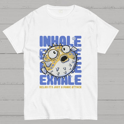 Just a Panic Attack - Funny Fish Sarcasm Geeky T-Shirt