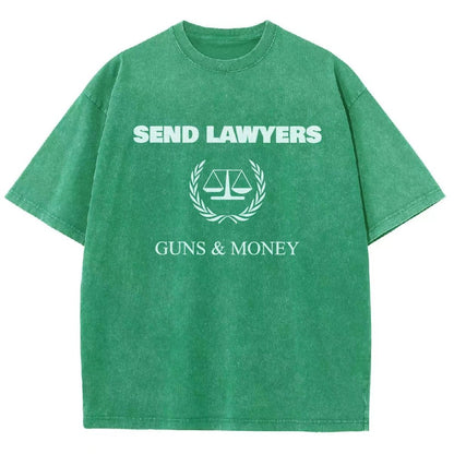 Send Lawyers Guns And Money Vintage Distressed T-shirt