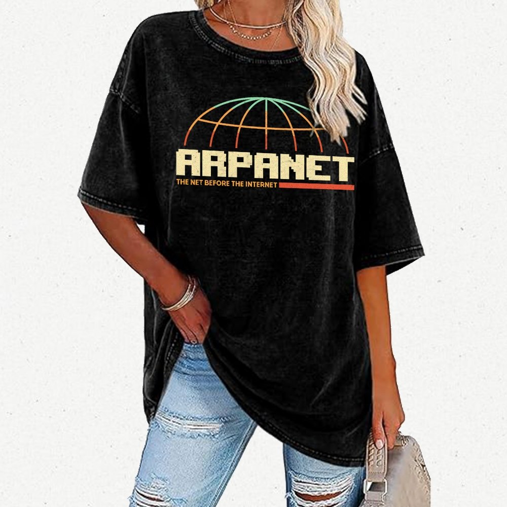 Retro Network Vintage Distressed T-shirt