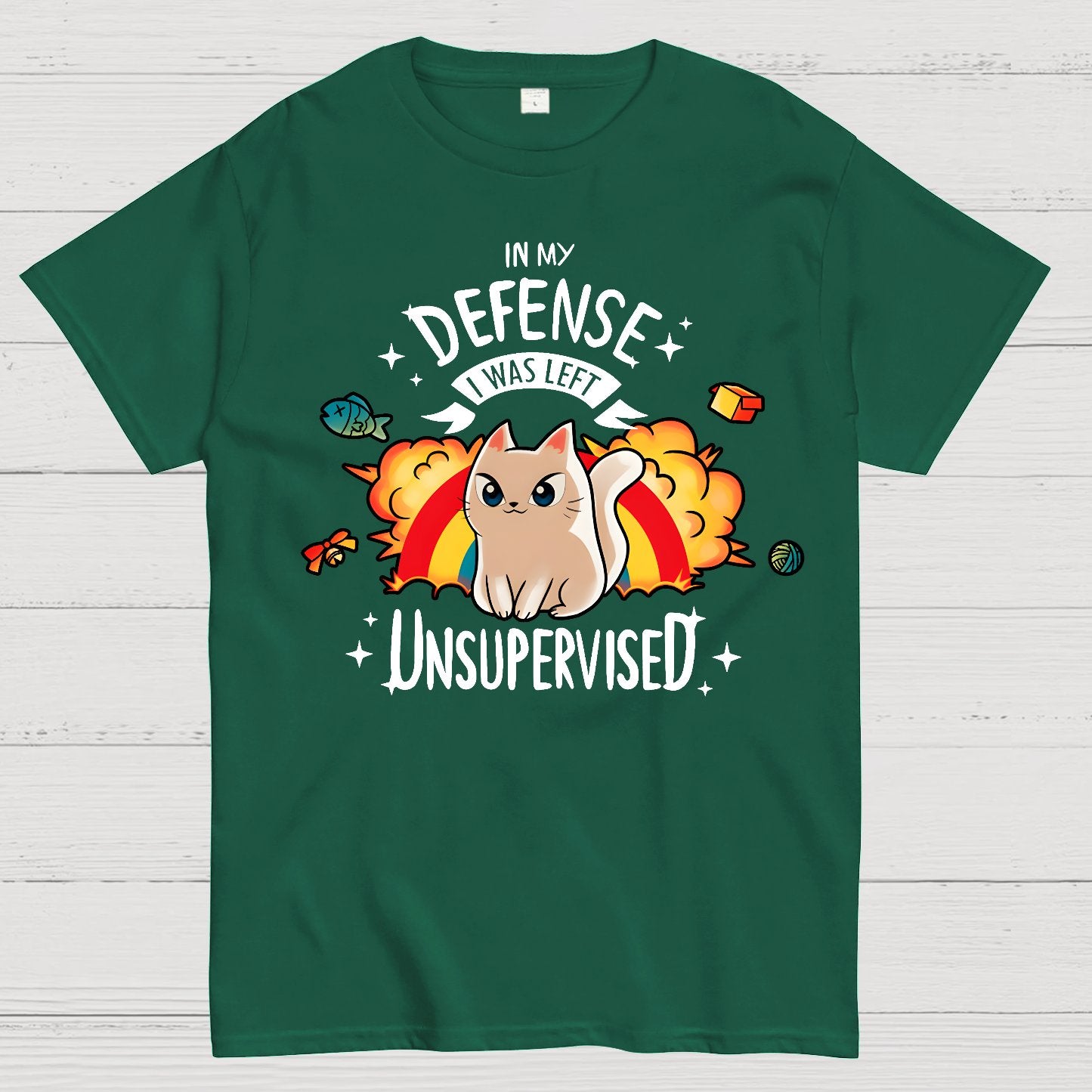 I Was Left Unsupervised Geek T-Shirt