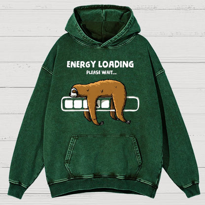 Energy Loading Vintage Distressed Hoodie