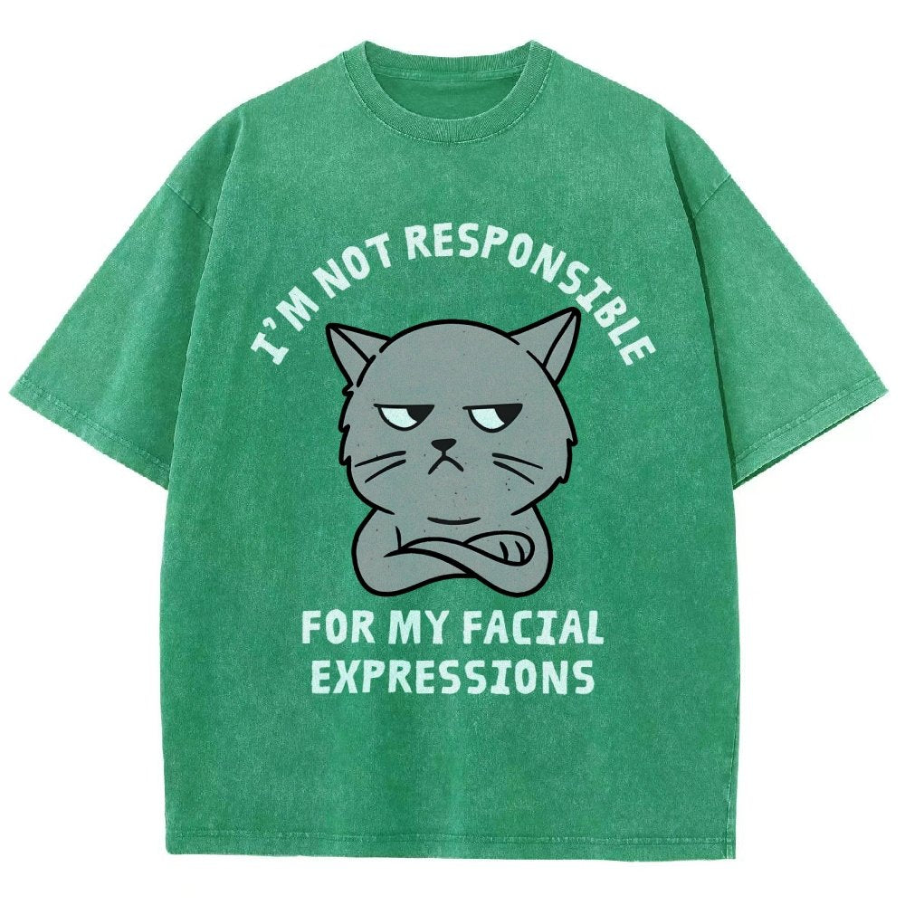My Facial Expressions Vintage Distressed T-shirt