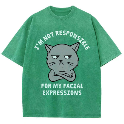 My Facial Expressions Vintage Distressed T-shirt