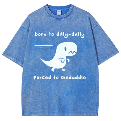Forced To Skedaddle Vintage Distressed T-shirt