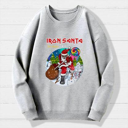 Iron Santa Geek Cotton Sweatshirt